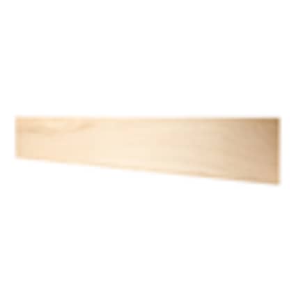Stairtek Unfinished White Oak Solid Hardwood 3/4 in thick x 7.5 in wide x 36 in Length Riser